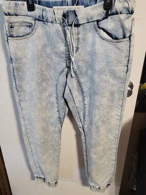 NWOT COTTON ON SPORTY CUFFED STONEWASHED JEANS SZ 8
